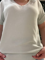 Soft Drift Sage Tee
