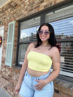 Lemon Drop Tube Top