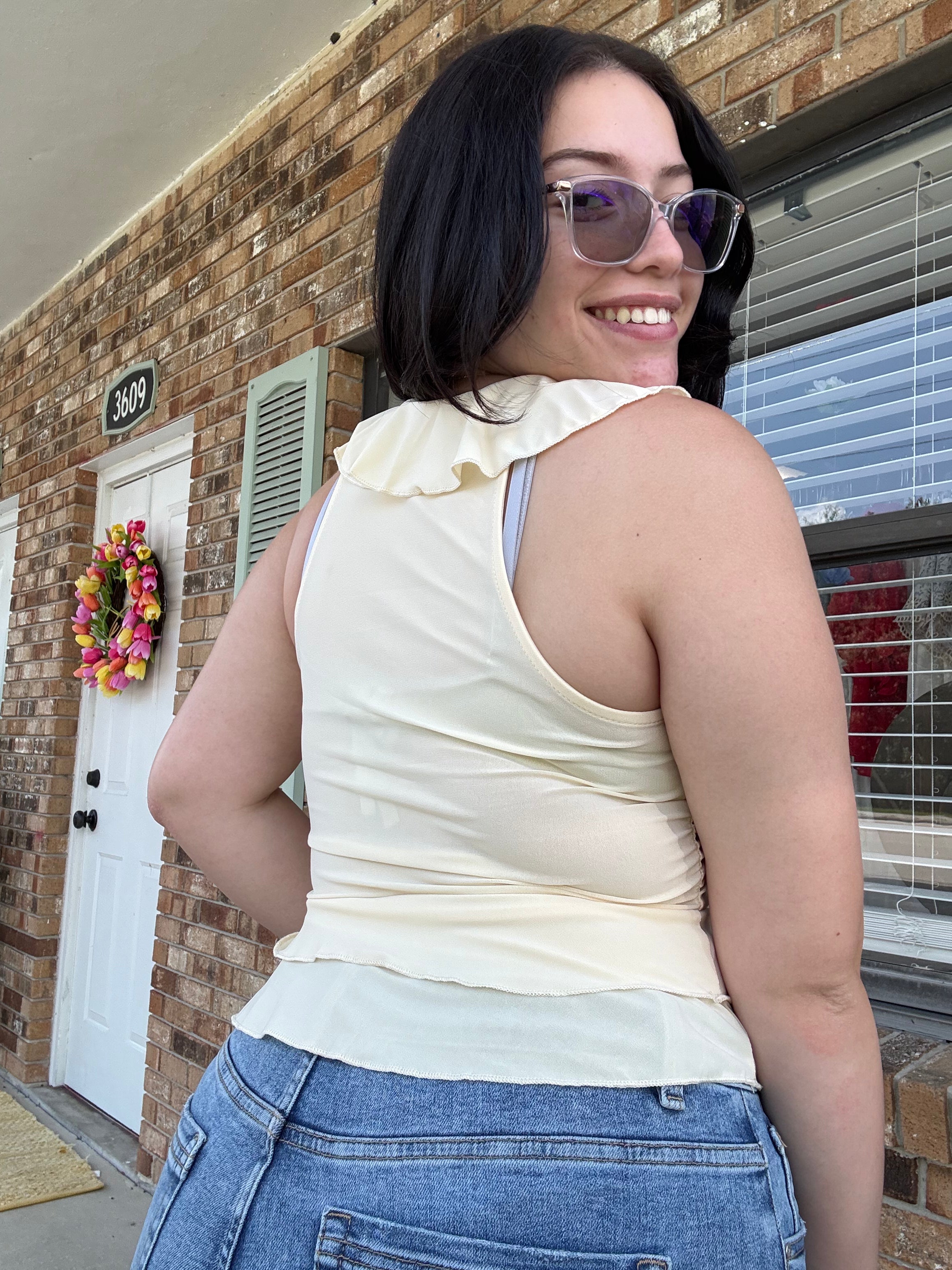 Forever Yours Ruffle Top