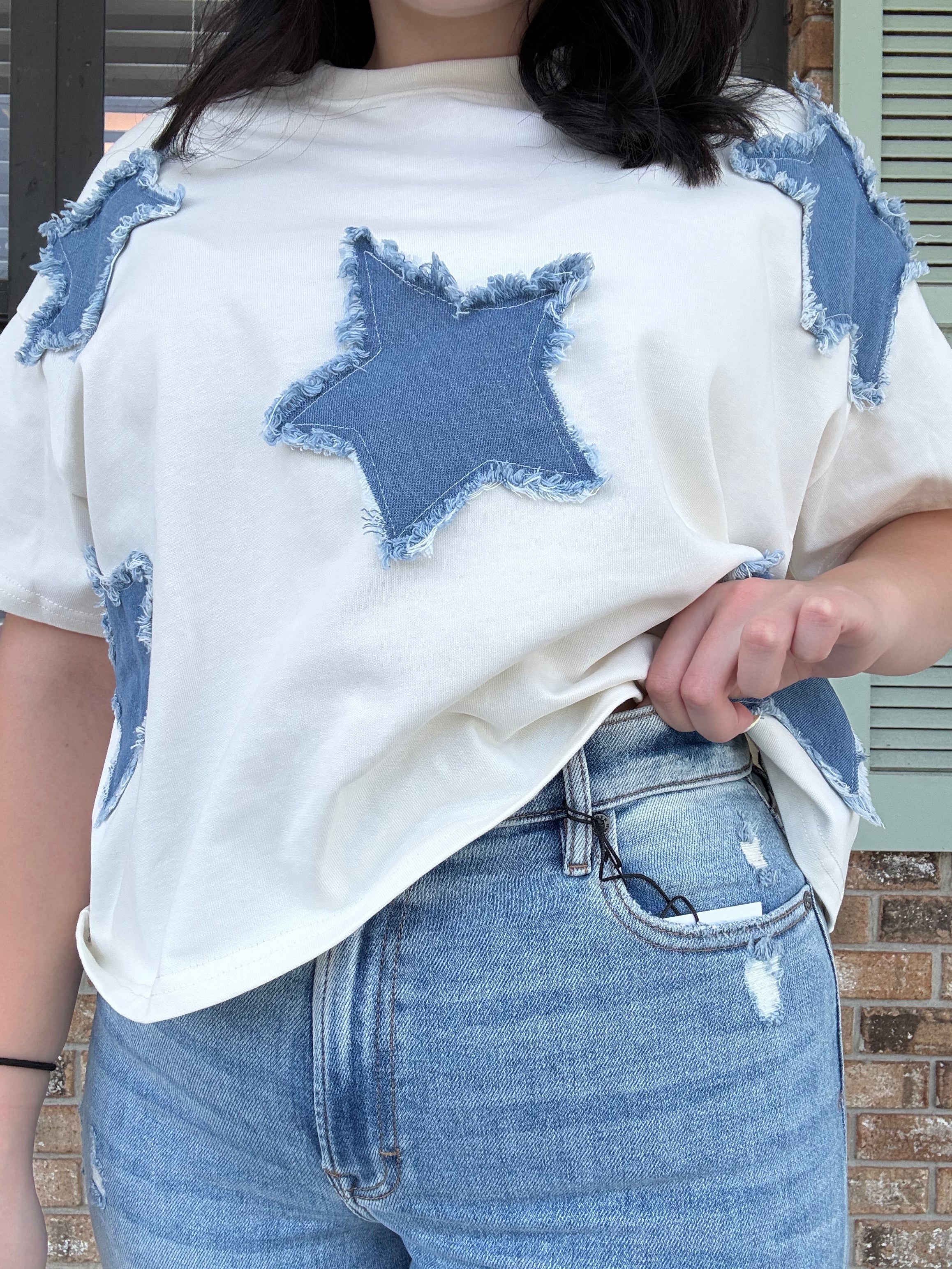 Debbie Distressed Dad Jeans