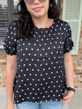 Eloise Polka Dot Blouse