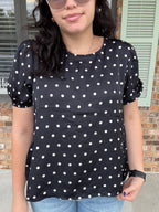 Eloise Polka Dot Blouse