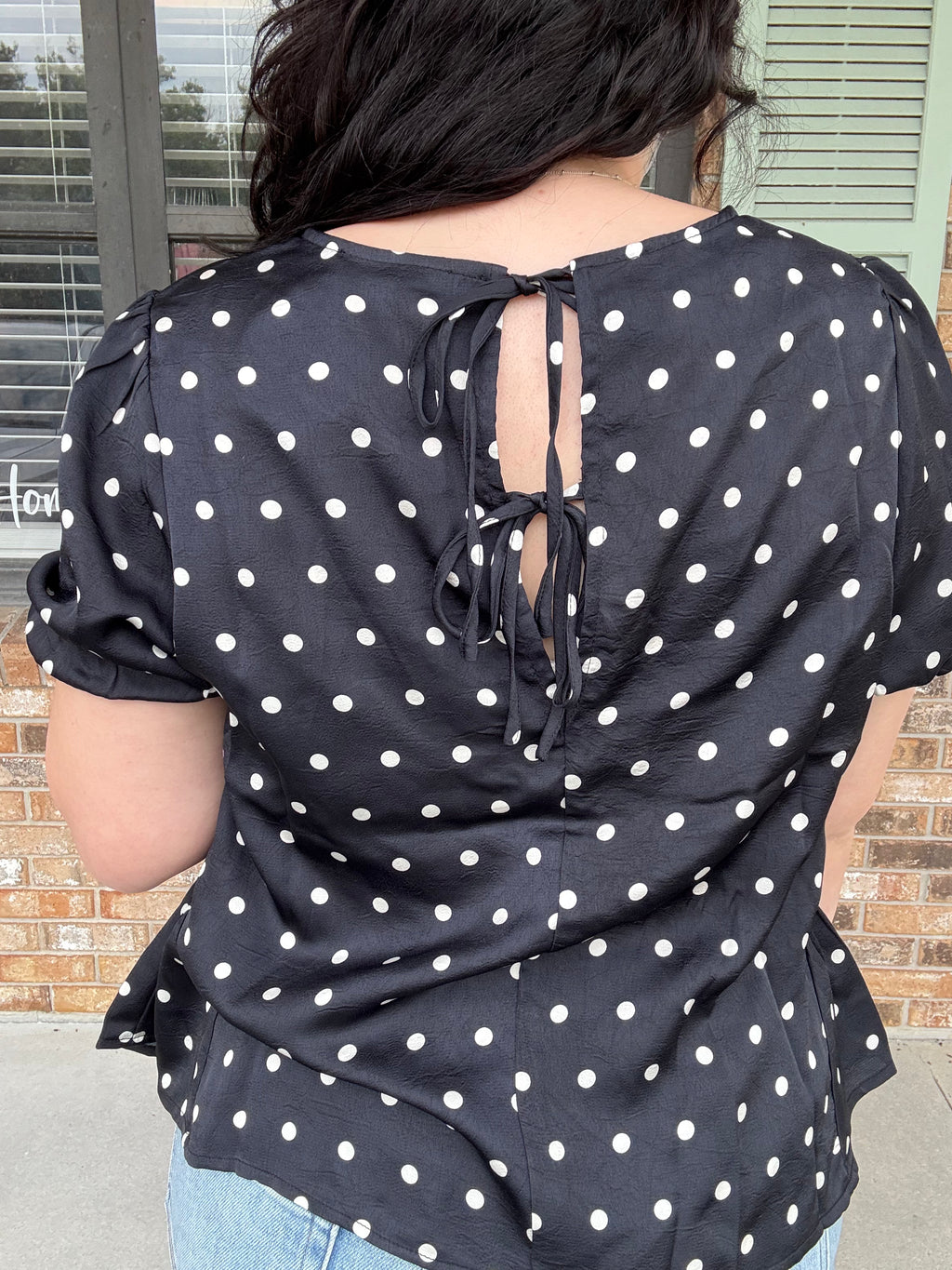 Eloise Polka Dot Blouse