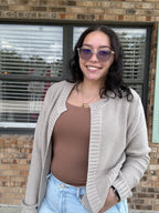 Crisp Morning Knit Cardigan