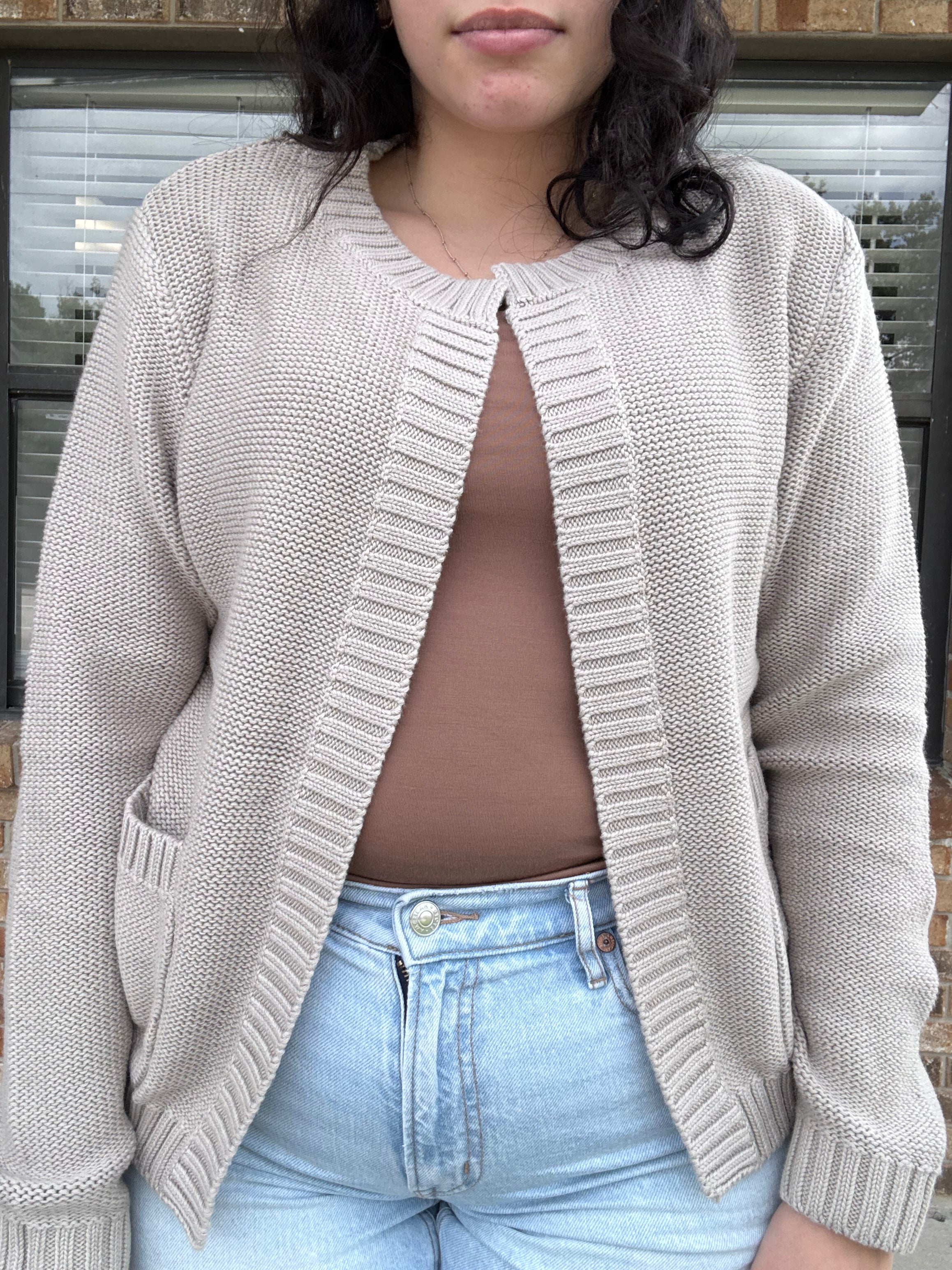 Crisp Morning Knit Cardigan