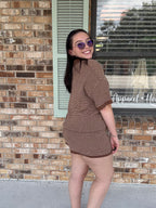 Morning Roast Sweater Shorts