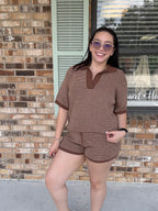 Morning Roast Sweater Shorts