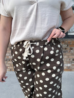 Autumn Dot Barrel Jeans