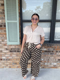 Autumn Dot Barrel Jeans