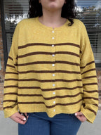 Honey Gold Striped Sweater