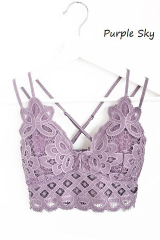 Purple Skies Crochet Bralette