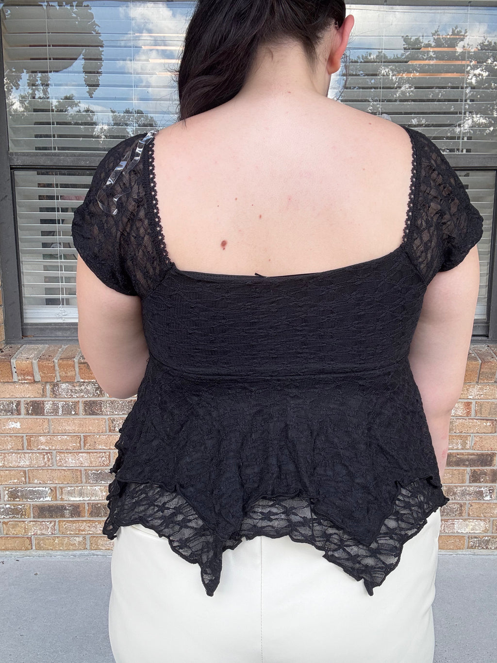Blackberry Midnight Lace Top