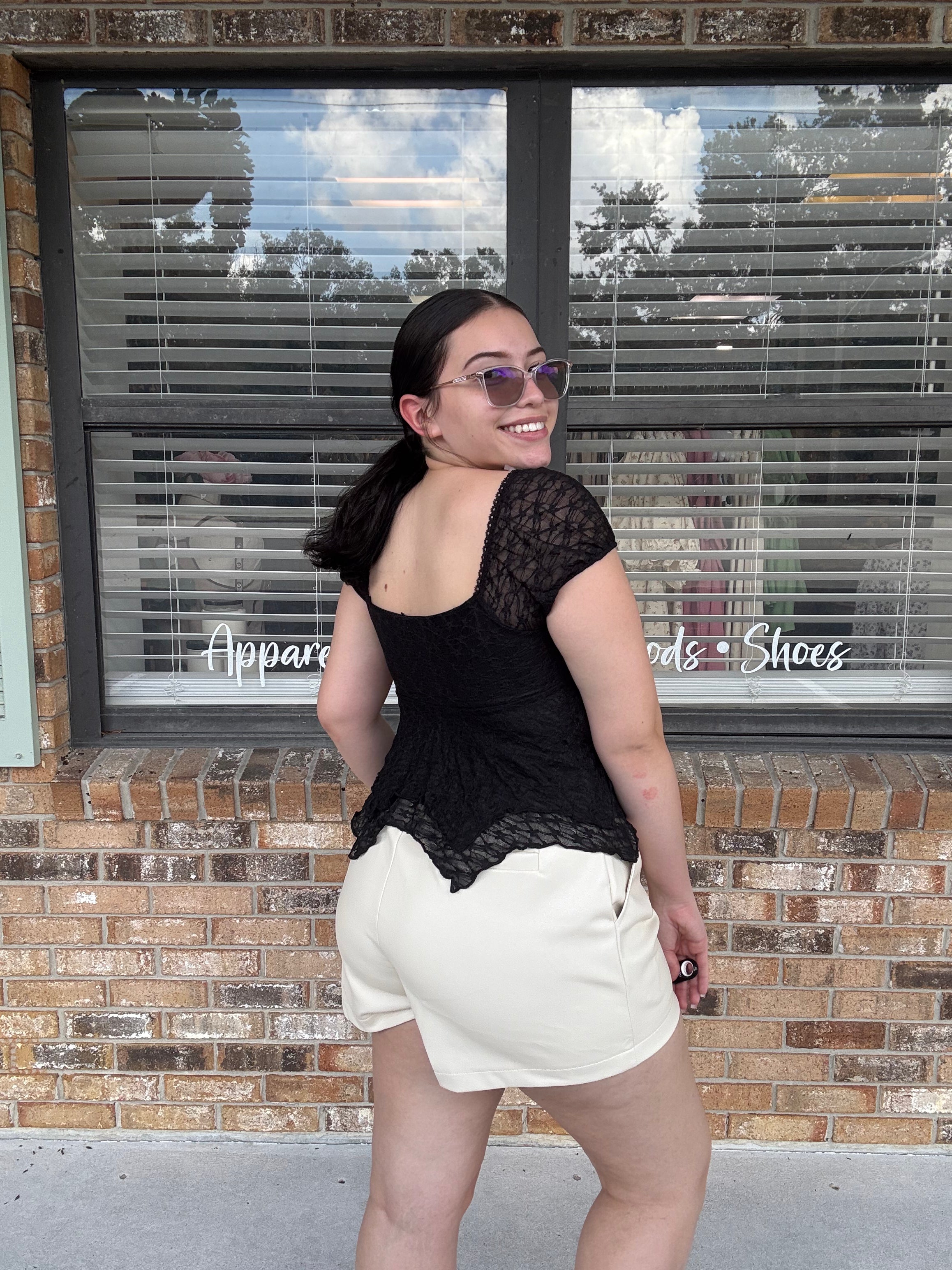 Blackberry Midnight Lace Top