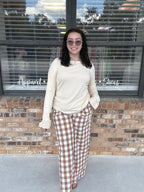 Cozy Pumpkin Cream Top