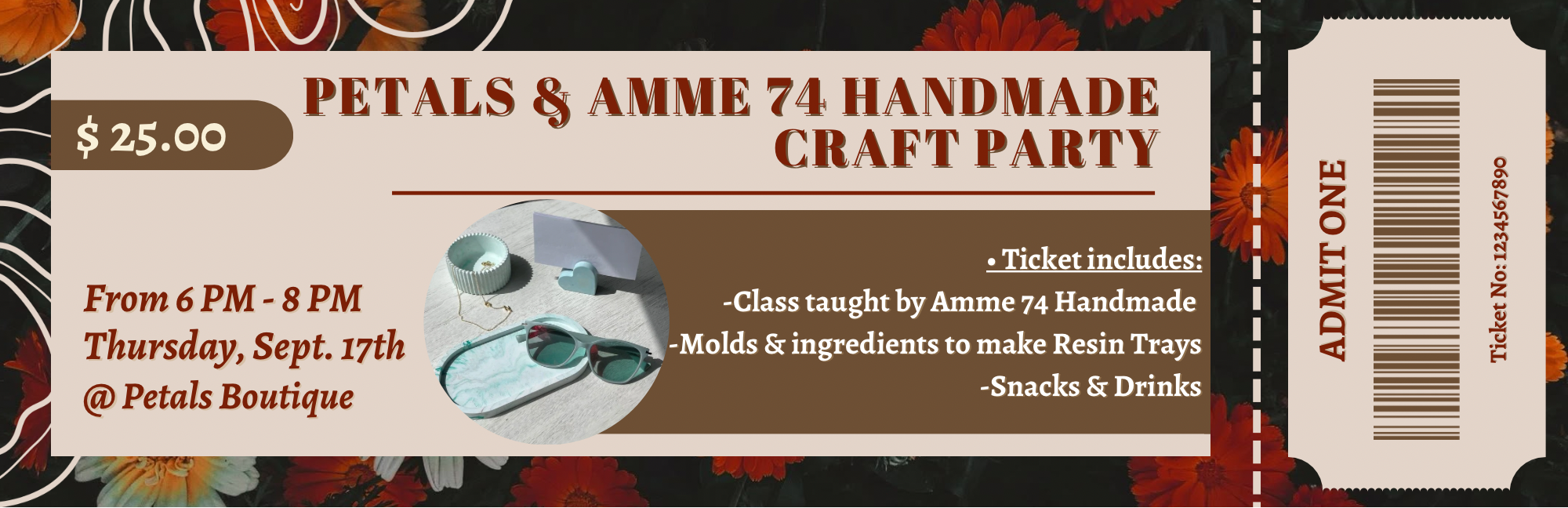 Craft Event Ticket