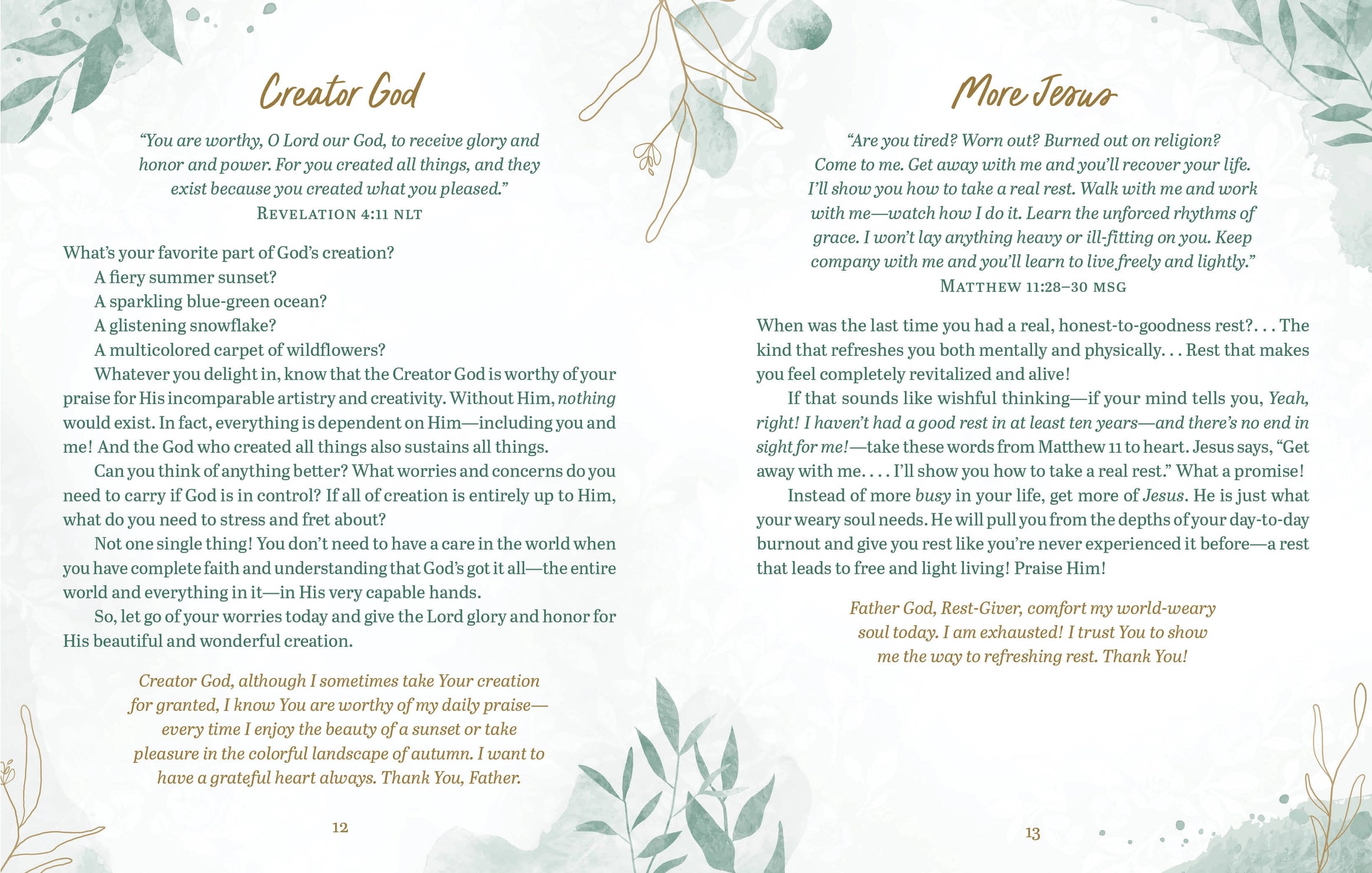 Just Breathe Devotions & Prayers