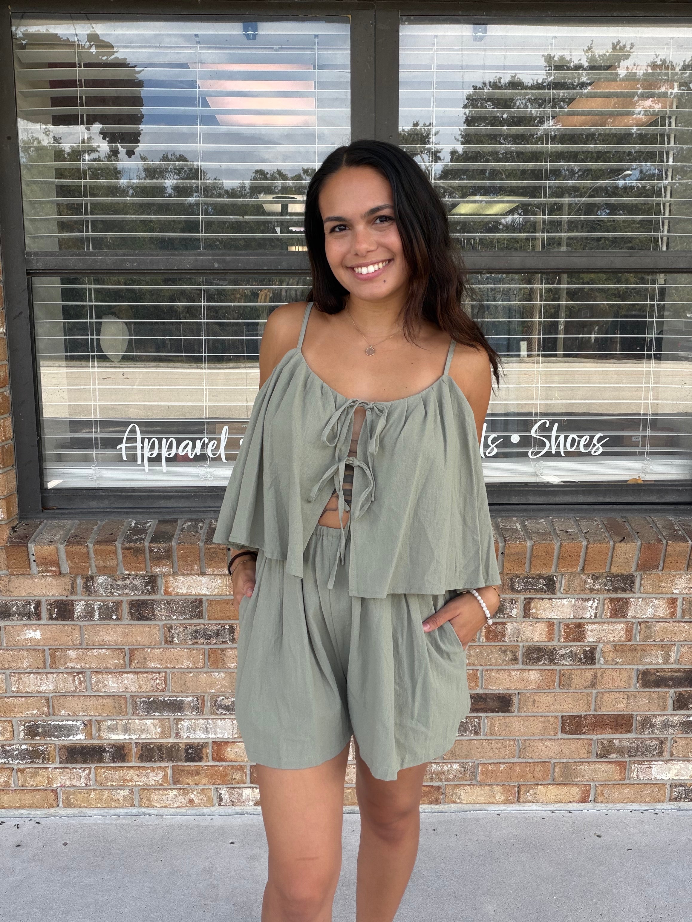 Sage Serenity Romper