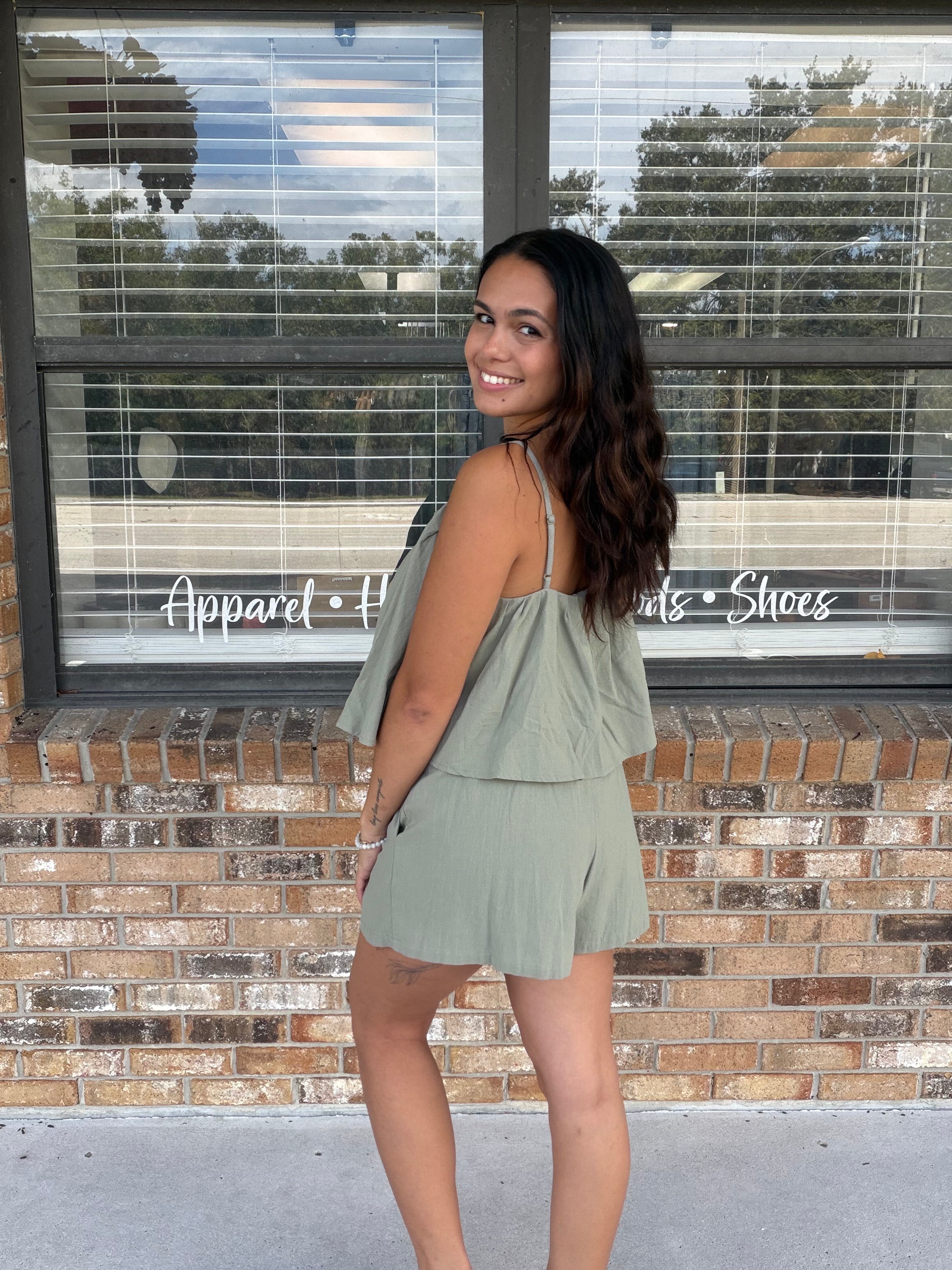 Sage Serenity Romper
