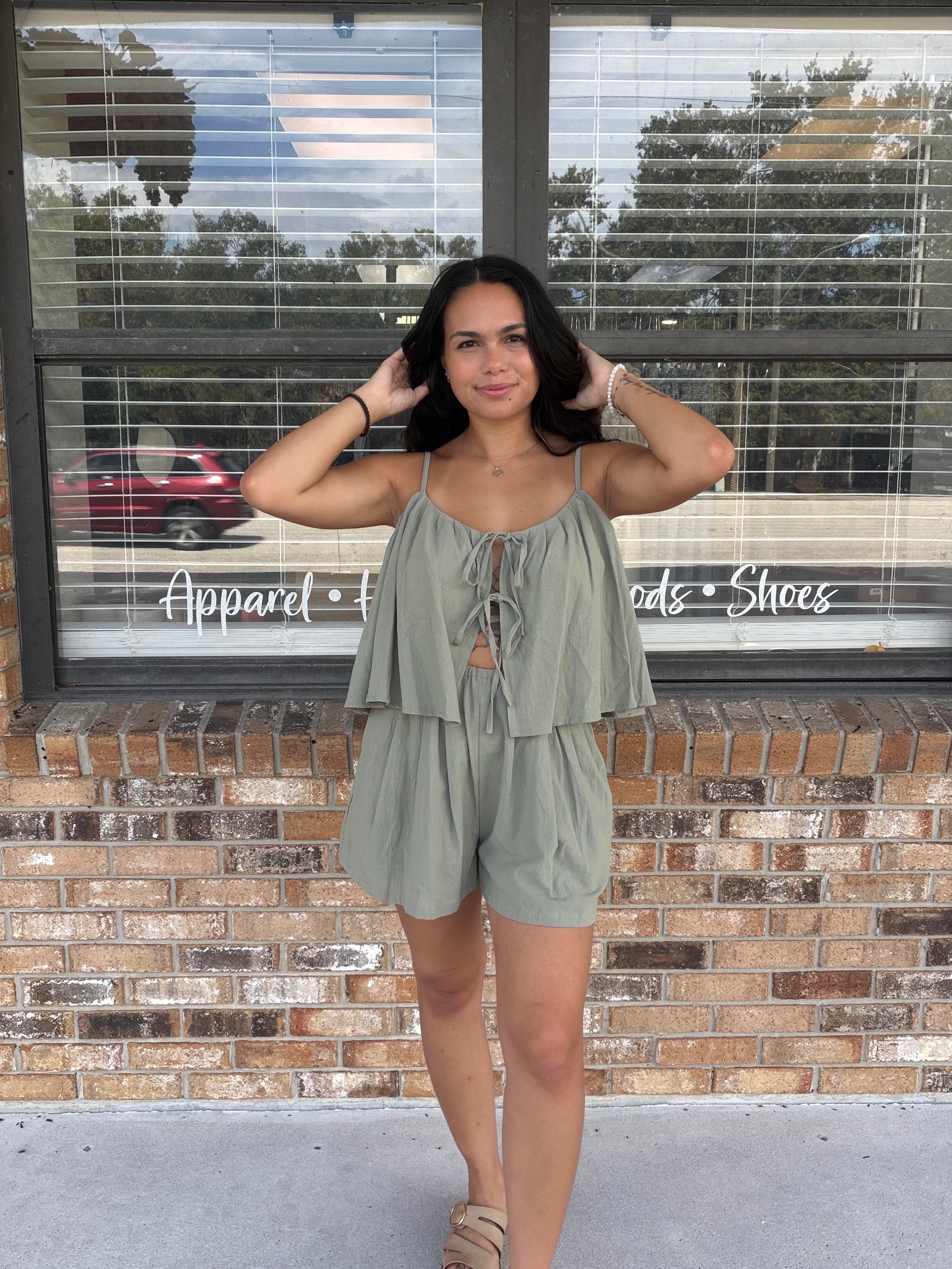 Sage Serenity Romper