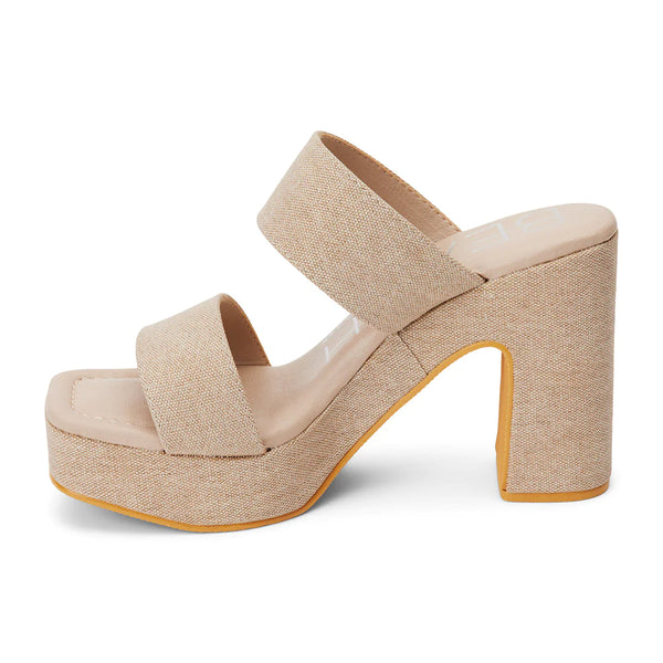 Gem Sand Platform Heel