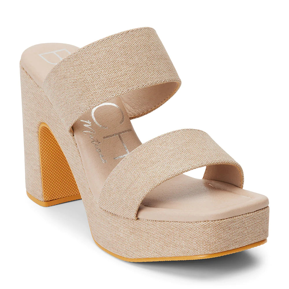 Gem Sand Platform Heel