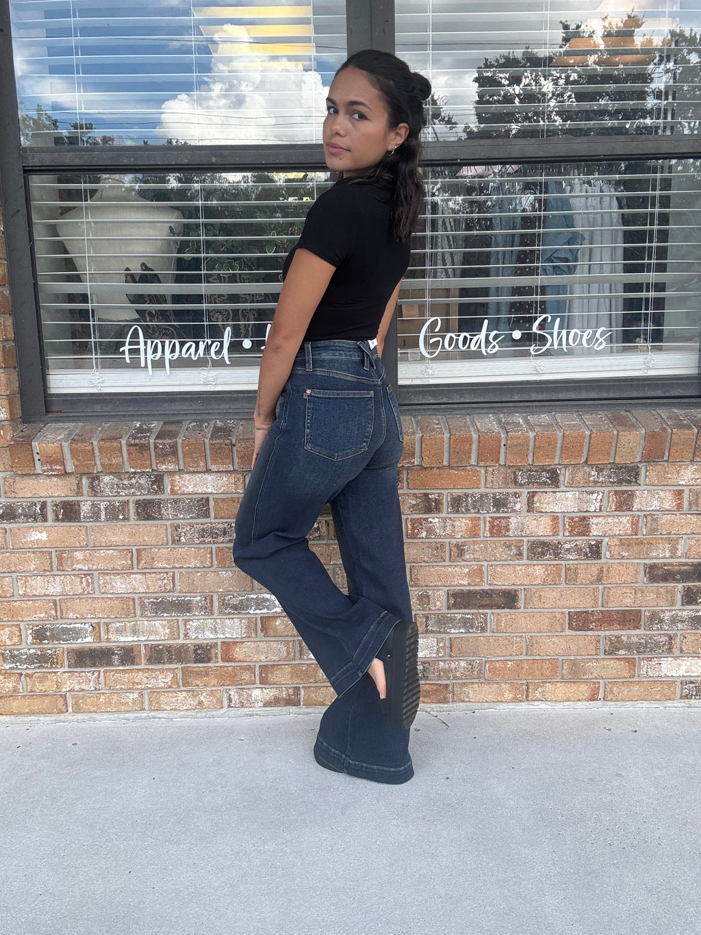 Callie Retro Wide Jeans