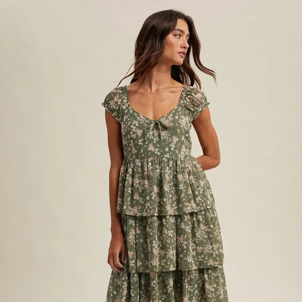 Miss Flora Midi Dress