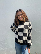 Timeless Check Sweater