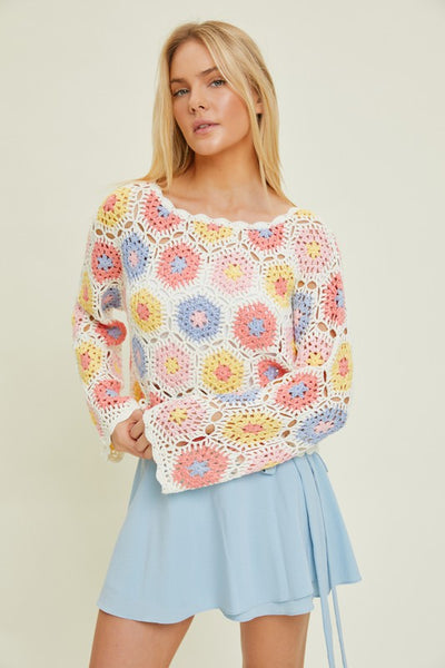 Dahlia Crochet Top