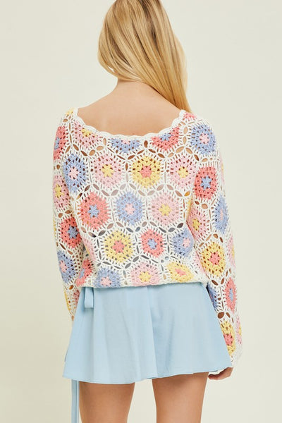 Dahlia Crochet Top