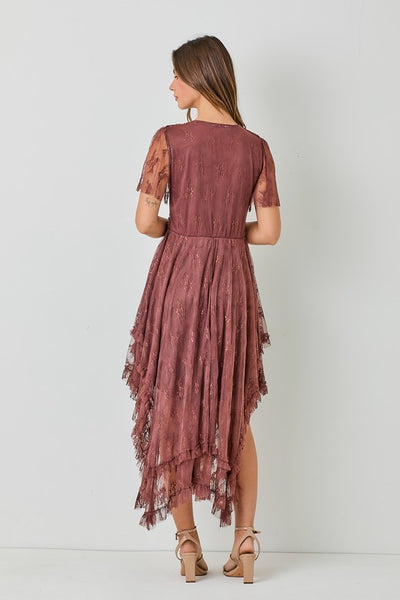 Chestnut Lace Dress