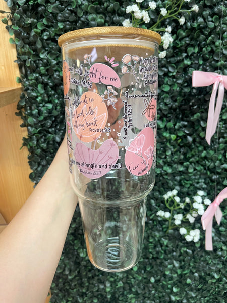 40oz Bible Verse Tumbler