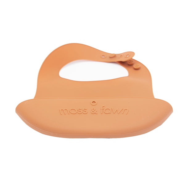 Ecru Gather & Roll Bib
