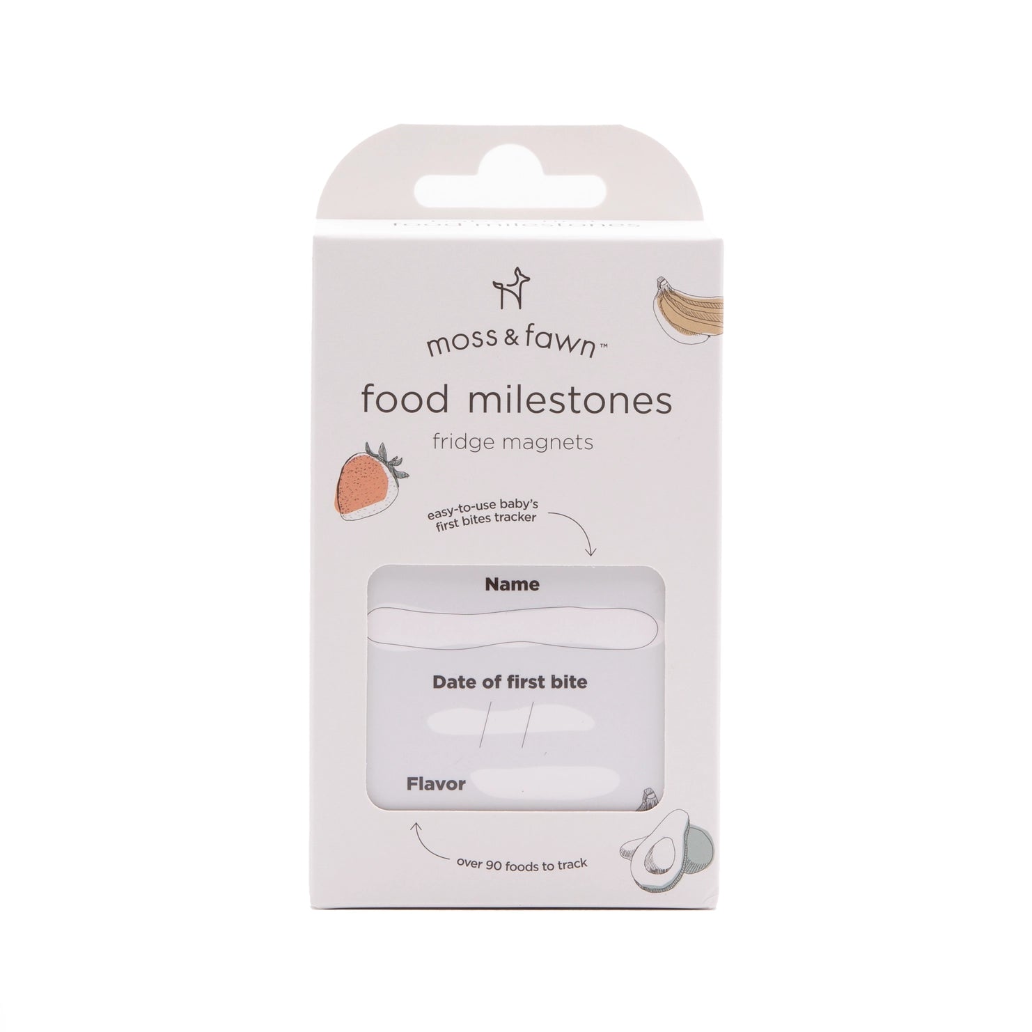 Food Milestone Magnets