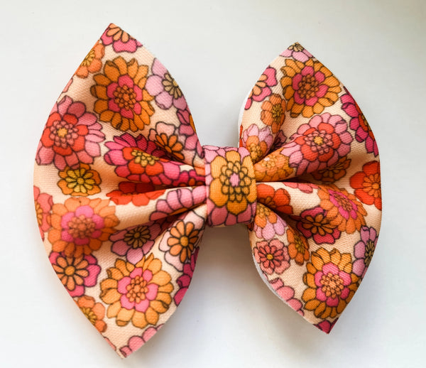 Baby Bow - Bright Floral