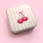 Cherry Travel Jewelry Box