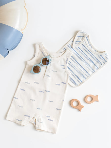 Nile Fish Romper