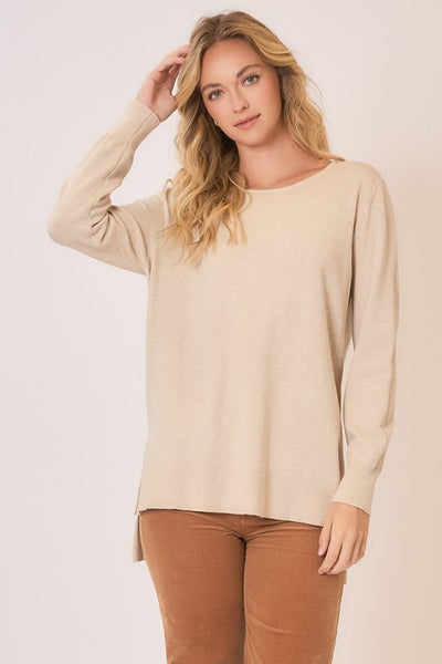 Cozy Oat Knit Sweater