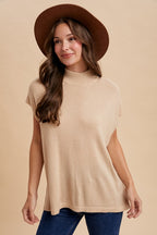 Barley-Beige Knit Sweater