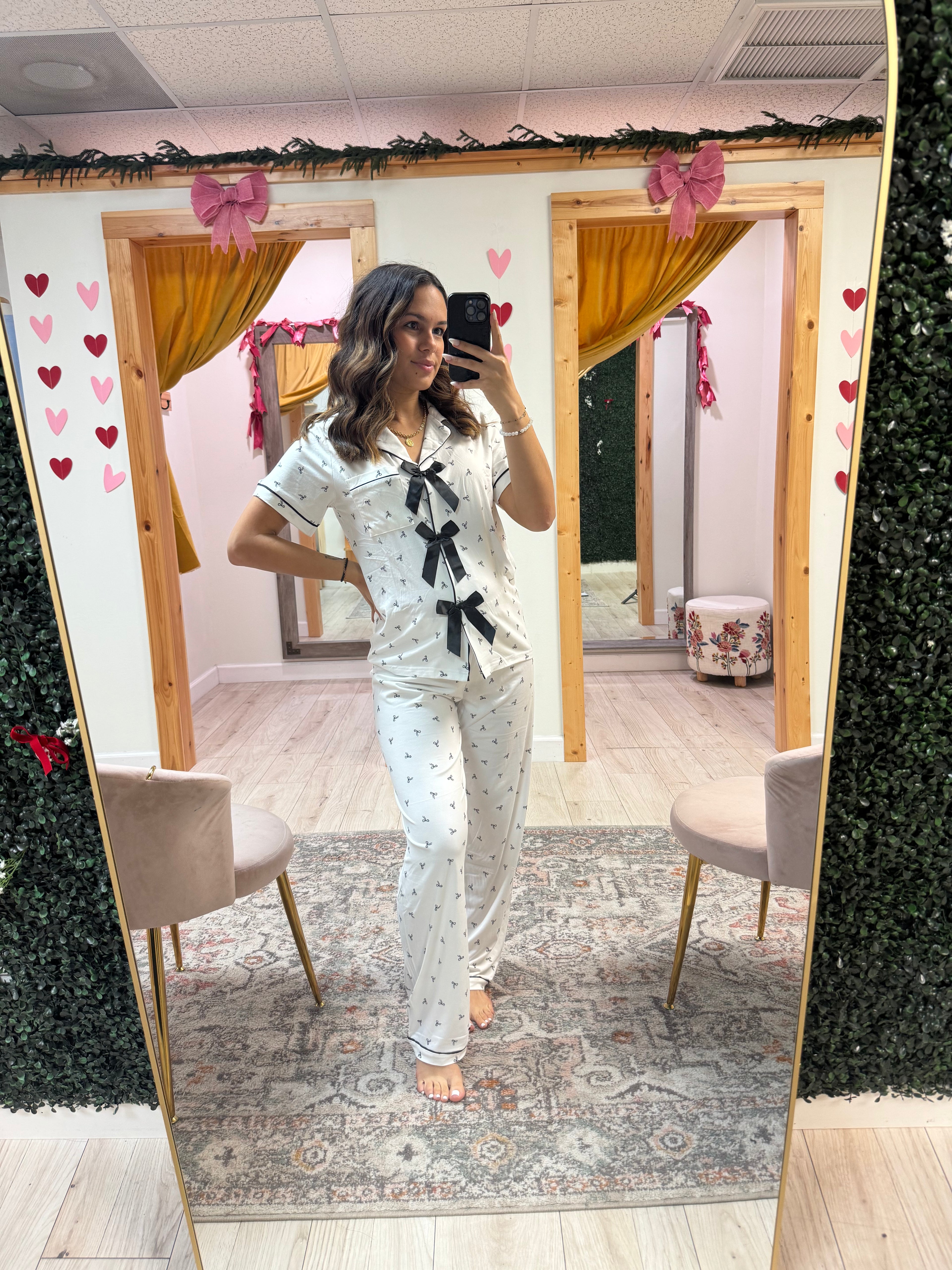 Charmed Bow PJ Set