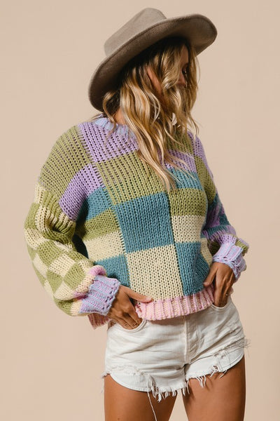 Pastel Patch Sweater