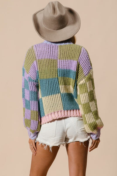 Pastel Patch Sweater