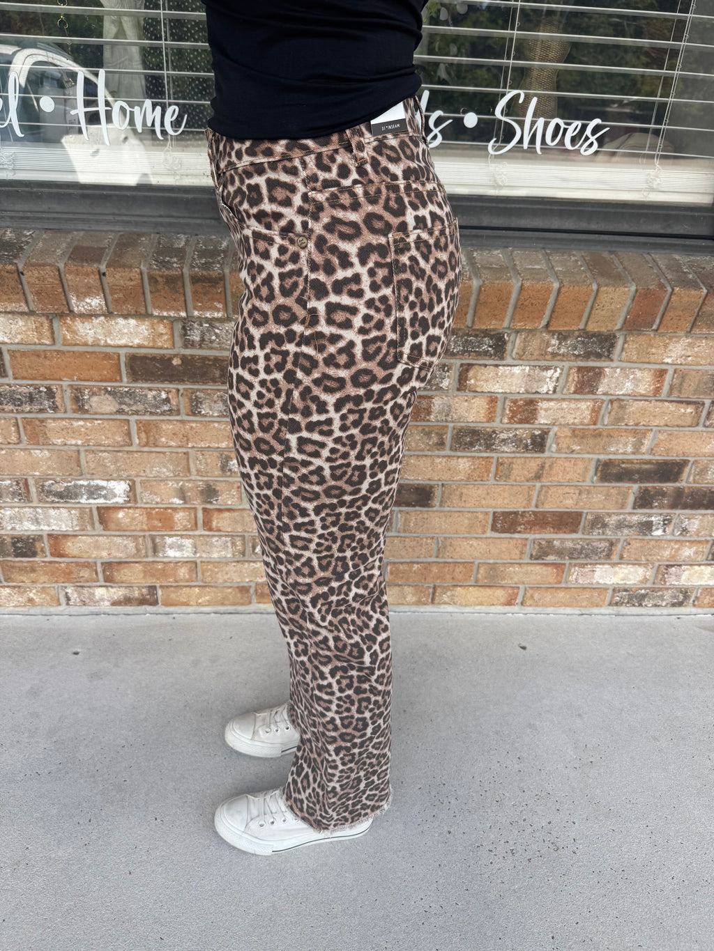 Leah Leopard Pants