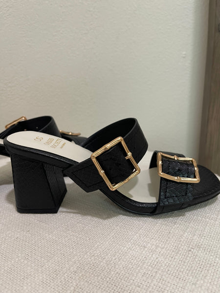 Havana Buckle Heels