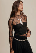 Obsidian Lace Top