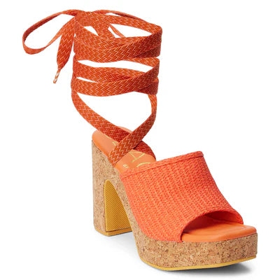 Orange Dream Platform Heel