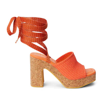 Orange Dream Platform Heel