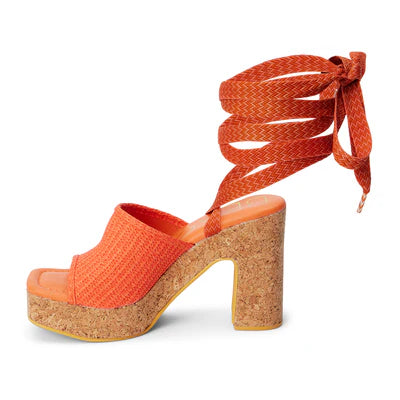 Orange Dream Platform Heel