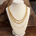 Classy Multi Layer Chain Necklace