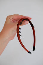 Brown Wrapped Headband